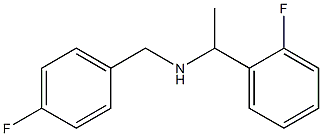 [1-(2-fluorophenyl)ethyl][(4-fluorophenyl)methyl]amine Struktur