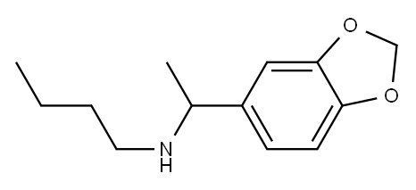 [1-(2H-1,3-benzodioxol-5-yl)ethyl](butyl)amine 结构式