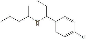 [1-(4-chlorophenyl)propyl](pentan-2-yl)amine 结构式