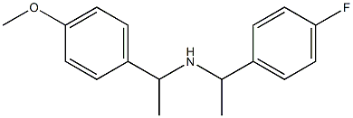 [1-(4-fluorophenyl)ethyl][1-(4-methoxyphenyl)ethyl]amine