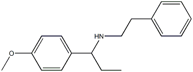 [1-(4-methoxyphenyl)propyl](2-phenylethyl)amine Struktur