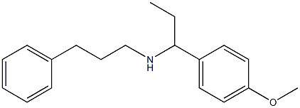 [1-(4-methoxyphenyl)propyl](3-phenylpropyl)amine