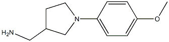 [1-(4-methoxyphenyl)pyrrolidin-3-yl]methylamine Structure