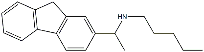 [1-(9H-fluoren-2-yl)ethyl](pentyl)amine Structure
