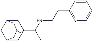 [1-(adamantan-1-yl)ethyl][2-(pyridin-2-yl)ethyl]amine|