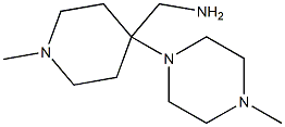 [1-methyl-4-(4-methylpiperazin-1-yl)piperidin-4-yl]methylamine Structure