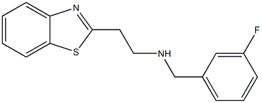 [2-(1,3-benzothiazol-2-yl)ethyl][(3-fluorophenyl)methyl]amine