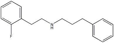 [2-(2-fluorophenyl)ethyl](3-phenylpropyl)amine Structure