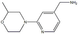 [2-(2-methylmorpholin-4-yl)pyridin-4-yl]methylamine Structure