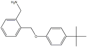 [2-(4-tert-butylphenoxymethyl)phenyl]methanamine Structure