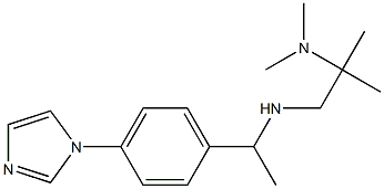 [2-(dimethylamino)-2-methylpropyl]({1-[4-(1H-imidazol-1-yl)phenyl]ethyl})amine
