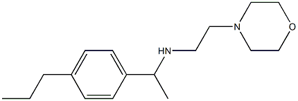 [2-(morpholin-4-yl)ethyl][1-(4-propylphenyl)ethyl]amine