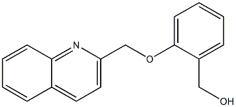 [2-(quinolin-2-ylmethoxy)phenyl]methanol Structure