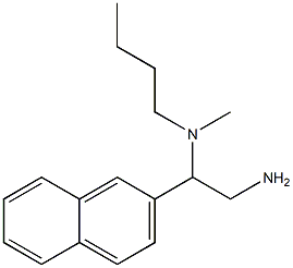 [2-amino-1-(naphthalen-2-yl)ethyl](butyl)methylamine,,结构式