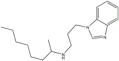 [3-(1H-1,3-benzodiazol-1-yl)propyl](octan-2-yl)amine Struktur