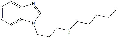 [3-(1H-1,3-benzodiazol-1-yl)propyl](pentyl)amine Structure
