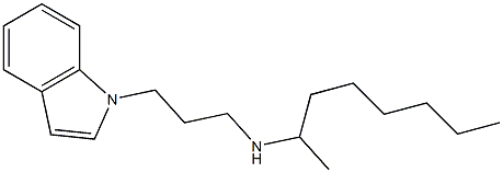 [3-(1H-indol-1-yl)propyl](octan-2-yl)amine Structure