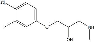 [3-(4-chloro-3-methylphenoxy)-2-hydroxypropyl](methyl)amine Struktur