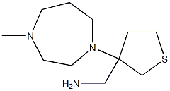 [3-(4-methyl-1,4-diazepan-1-yl)thiolan-3-yl]methanamine Struktur