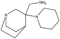 [3-(piperidin-1-yl)-1-azabicyclo[2.2.2]octan-3-yl]methanamine|