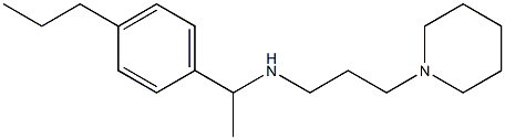 [3-(piperidin-1-yl)propyl][1-(4-propylphenyl)ethyl]amine Structure