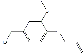 [3-methoxy-4-(prop-2-en-1-yloxy)phenyl]methanol Struktur