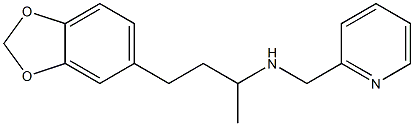 [4-(2H-1,3-benzodioxol-5-yl)butan-2-yl](pyridin-2-ylmethyl)amine Structure