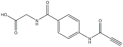 {[4-(propioloylamino)benzoyl]amino}acetic acid