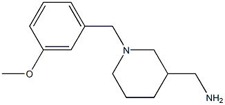 {1-[(3-methoxyphenyl)methyl]piperidin-3-yl}methanamine