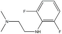 {2-[(2,6-difluorophenyl)amino]ethyl}dimethylamine Struktur