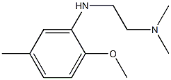{2-[(2-methoxy-5-methylphenyl)amino]ethyl}dimethylamine Struktur