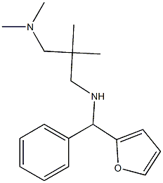 {2-[(dimethylamino)methyl]-2-methylpropyl}[furan-2-yl(phenyl)methyl]amine