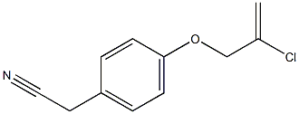  {4-[(2-chloroprop-2-enyl)oxy]phenyl}acetonitrile