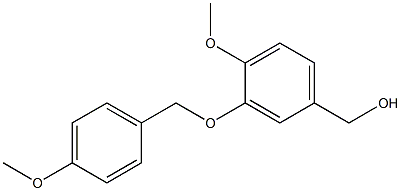{4-methoxy-3-[(4-methoxyphenyl)methoxy]phenyl}methanol Struktur