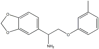 1-(1,3-benzodioxol-5-yl)-2-(3-methylphenoxy)ethanamine