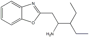 1-(1,3-benzoxazol-2-yl)-3-ethylpentan-2-amine Struktur
