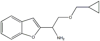 1-(1-benzofuran-2-yl)-2-(cyclopropylmethoxy)ethan-1-amine