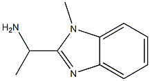 1-(1-methyl-1H-benzimidazol-2-yl)ethanamine Struktur