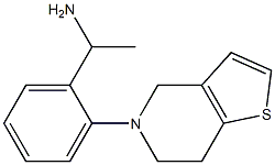 1-(2-{4H,5H,6H,7H-thieno[3,2-c]pyridin-5-yl}phenyl)ethan-1-amine Structure