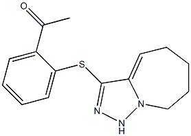 1-(2-{5H,6H,7H,8H,9H-[1,2,4]triazolo[3,4-a]azepin-3-ylsulfanyl}phenyl)ethan-1-one|