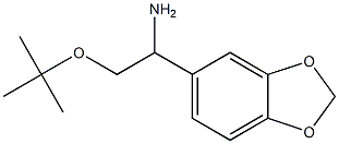 1-(2H-1,3-benzodioxol-5-yl)-2-(tert-butoxy)ethan-1-amine Structure
