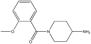 1-(2-methoxybenzoyl)piperidin-4-amine Struktur