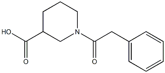 1-(2-phenylacetyl)piperidine-3-carboxylic acid Structure