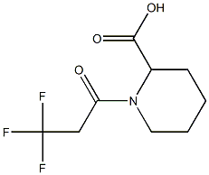 1-(3,3,3-trifluoropropanoyl)piperidine-2-carboxylic acid Structure