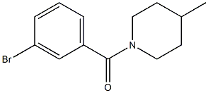 1-(3-bromobenzoyl)-4-methylpiperidine Structure