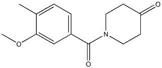 1-(3-methoxy-4-methylbenzoyl)piperidin-4-one