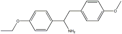 1-(4-ethoxyphenyl)-2-(4-methoxyphenyl)ethan-1-amine Struktur