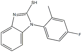 1-(4-fluoro-2-methylphenyl)-1H-1,3-benzodiazole-2-thiol