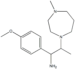 1-(4-methoxyphenyl)-2-(4-methyl-1,4-diazepan-1-yl)propan-1-amine Structure
