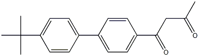 1-(4'-tert-butyl-1,1'-biphenyl-4-yl)butane-1,3-dione 结构式